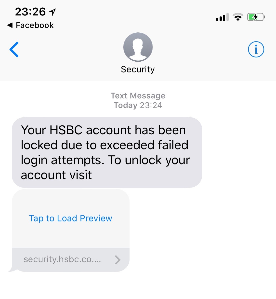 Hsbc Text Scam Be Mindful