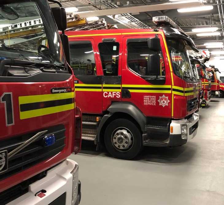 Fire Service Tackle Second Large Incident In Hampshire