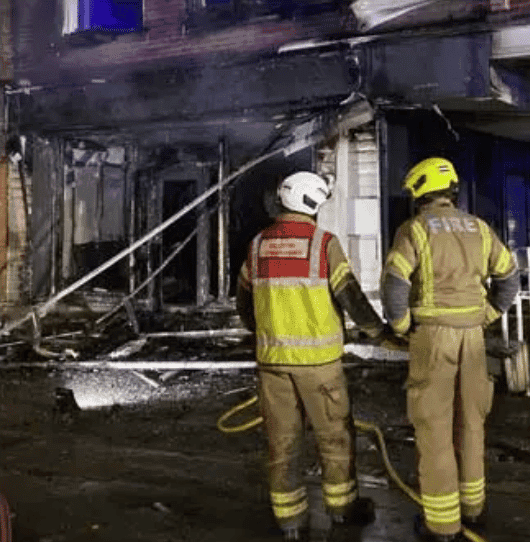 Homes In Essex Were Evacuated As 30 Firefighters Battled A Fire At A Business Building