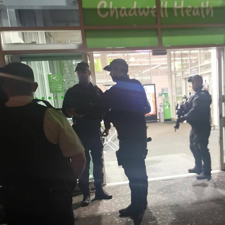 Four Arrested By Armed Officers After Aggravated Burglary Leads To Asda Being Evacuated  In Chadwell Heath