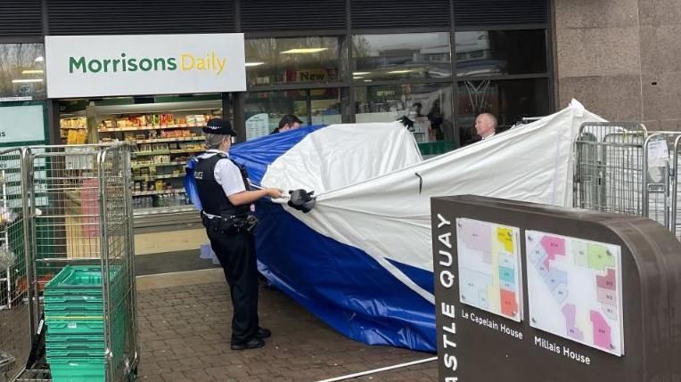Woman Seriously Injured  After Stabbing Incident At Jersey Supermarket