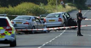 Updated: Video And Pictures Manhunt After Serious Hit And Run On Briddleford Road Near Newport