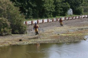 Police And Search Teams Continue To Scour Creek Close To Adventure Camp Where Missing Zoology Graduate, 22, Was Last Seen Alive Three Days Ago On The Isle Of Wight
