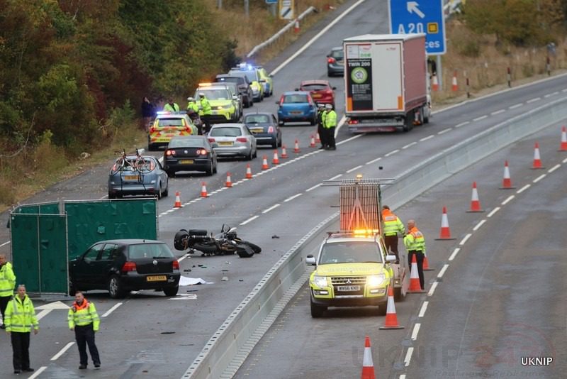 Overseas Lorry Driver Charged Over M20 Motorcycle Death