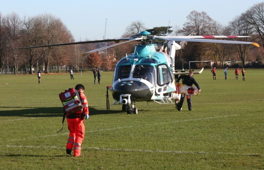 Seriously Ill Canterbury Footballer Airlifted To London Hospital