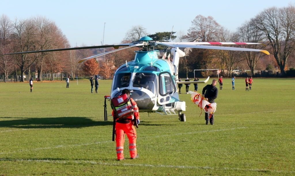 Seriously Ill Canterbury Footballer Airlifted To London Hospital