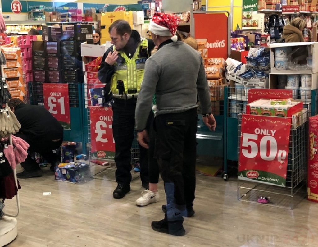 Canterbury Poundland In Lockdown After Thieving Feral  Yobs Smash Up Shop