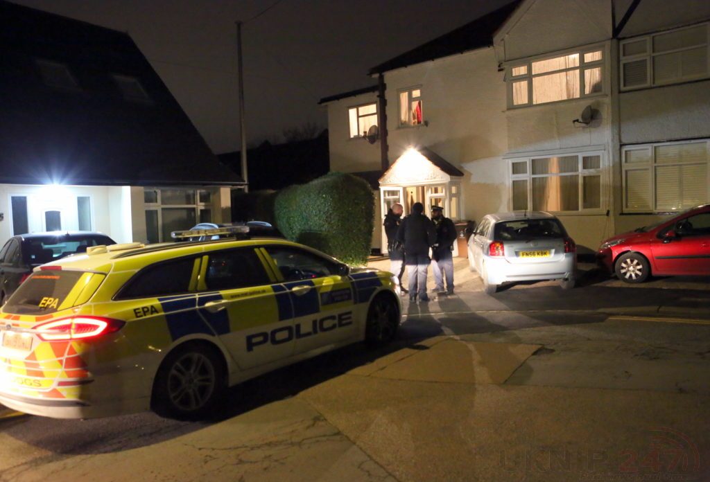 Residents' Shock As Armed Police Descend On Street And Surround House