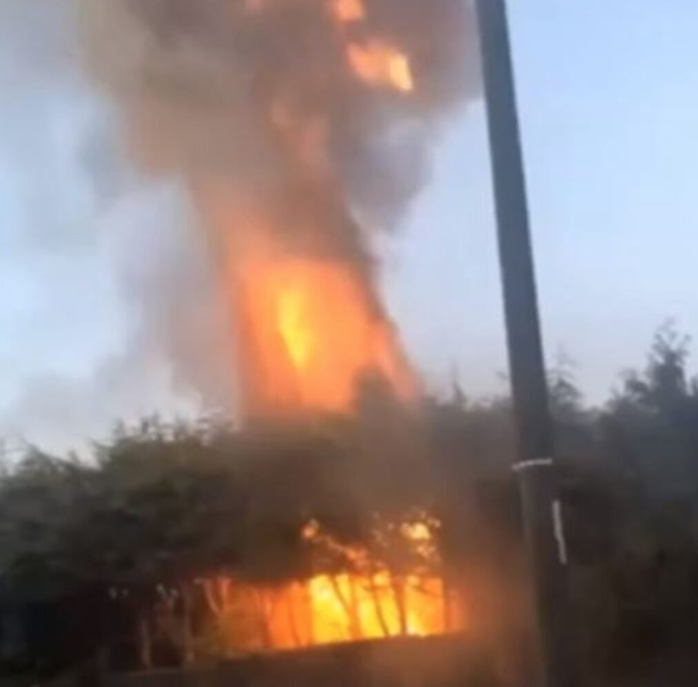 Fire Crews Called To Shed Ablaze In Crawley