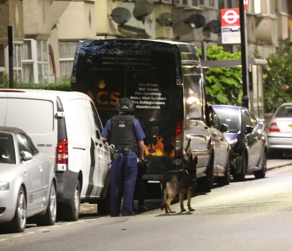 Armed Police Storm Tottenham Property Late On Sunday Evening,