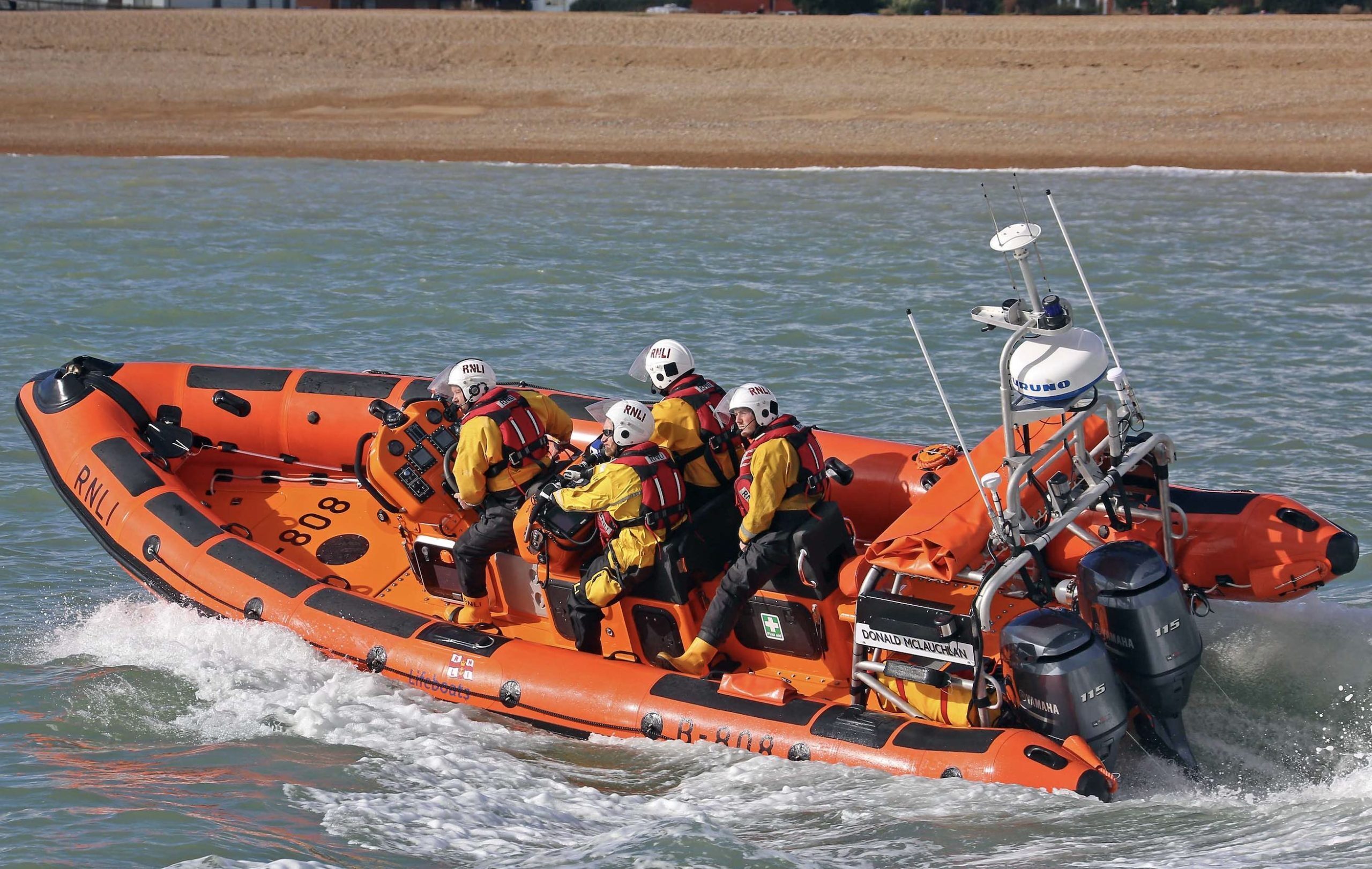 Walker Had To Be Rescued  By The Walmer Lifeboat And Coastguard Rescue Teams From Dover And Deal After Being Cut Off By The Tide On Saturday