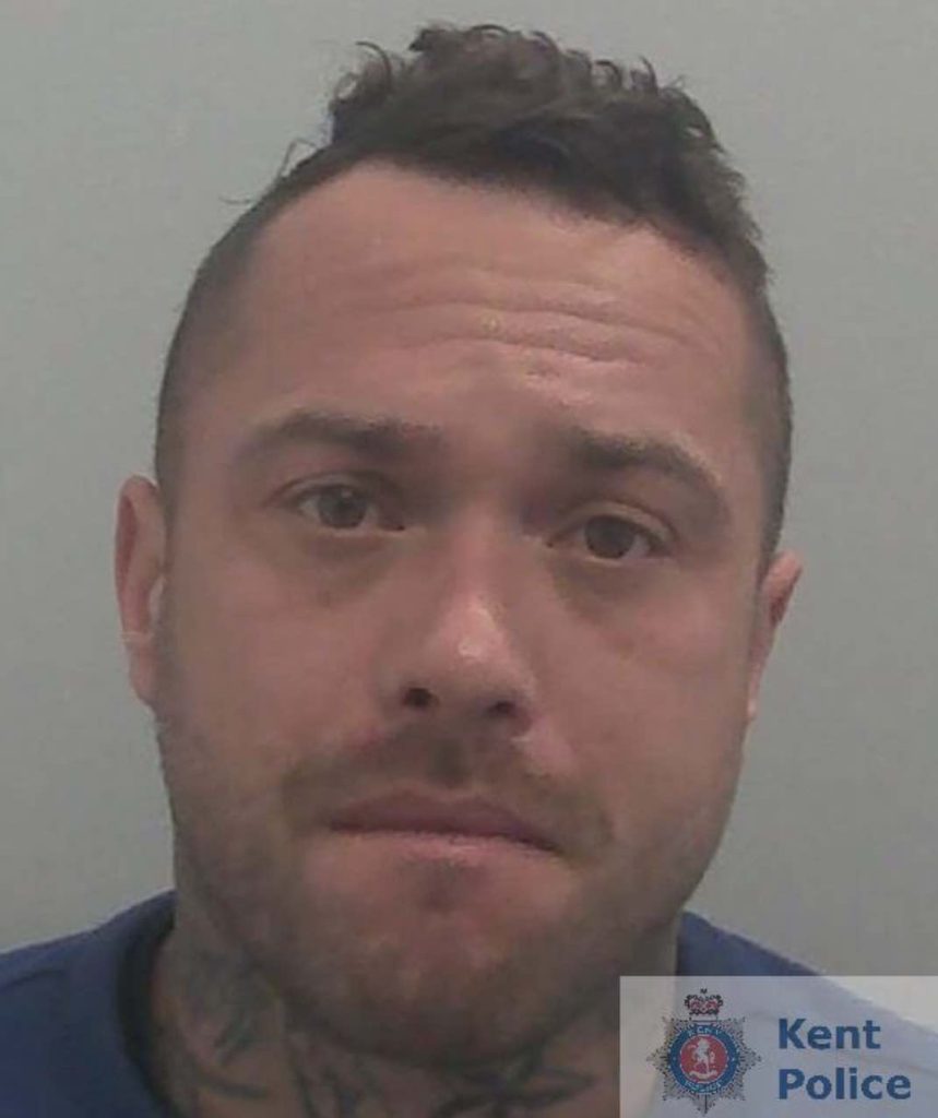 Six acts of serious violence have led to an Edenbridge man being jailed for nine years