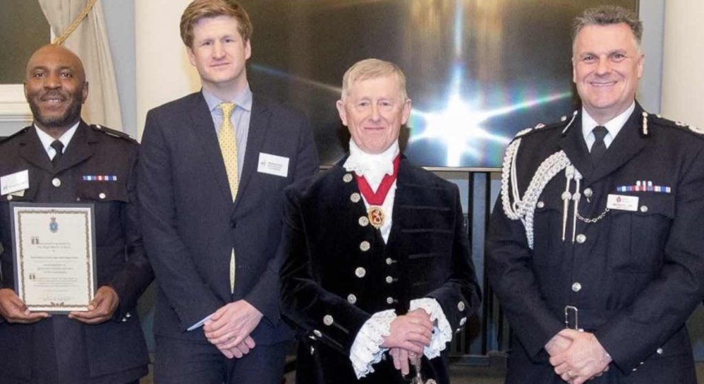 Specialist Officers Who Protect The Young And Vulnerable From Illegal Substances Have Been Recognised With An Award From The High Sheriff Of Kent