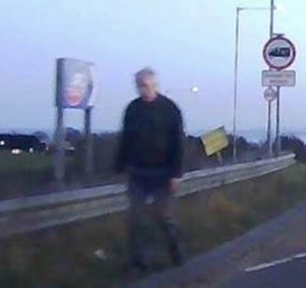Officers Working To Locate A Missing Man From Sandwich Have Released A Dashcam Image