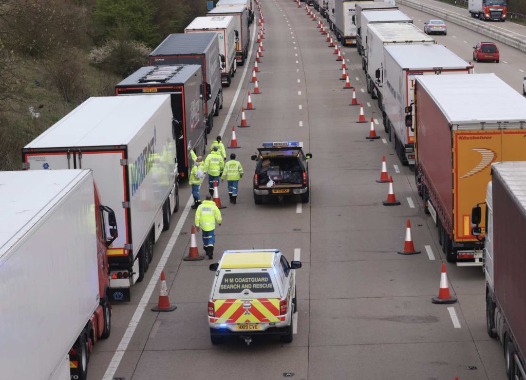 Severe Delays And Congestion On Routes To Dover Occurred From Friday And Throughout The Weekend, After Several Issues Coincided To Create A Significant Backlog Of Port-bound Freight Traffic