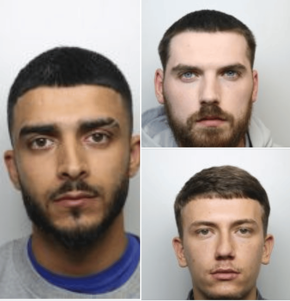 Three Huddersfield men have been jailed for more than a combined 12 years for their part in a serious assault in the town – (ID 523470)
