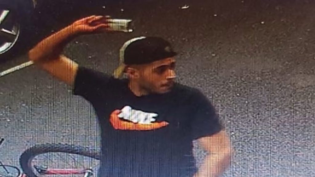 Officers Investigating An Incident In Which Bottles Were Thrown At A Mosque Are Releasing An Image Of A Man They Wish To Trace