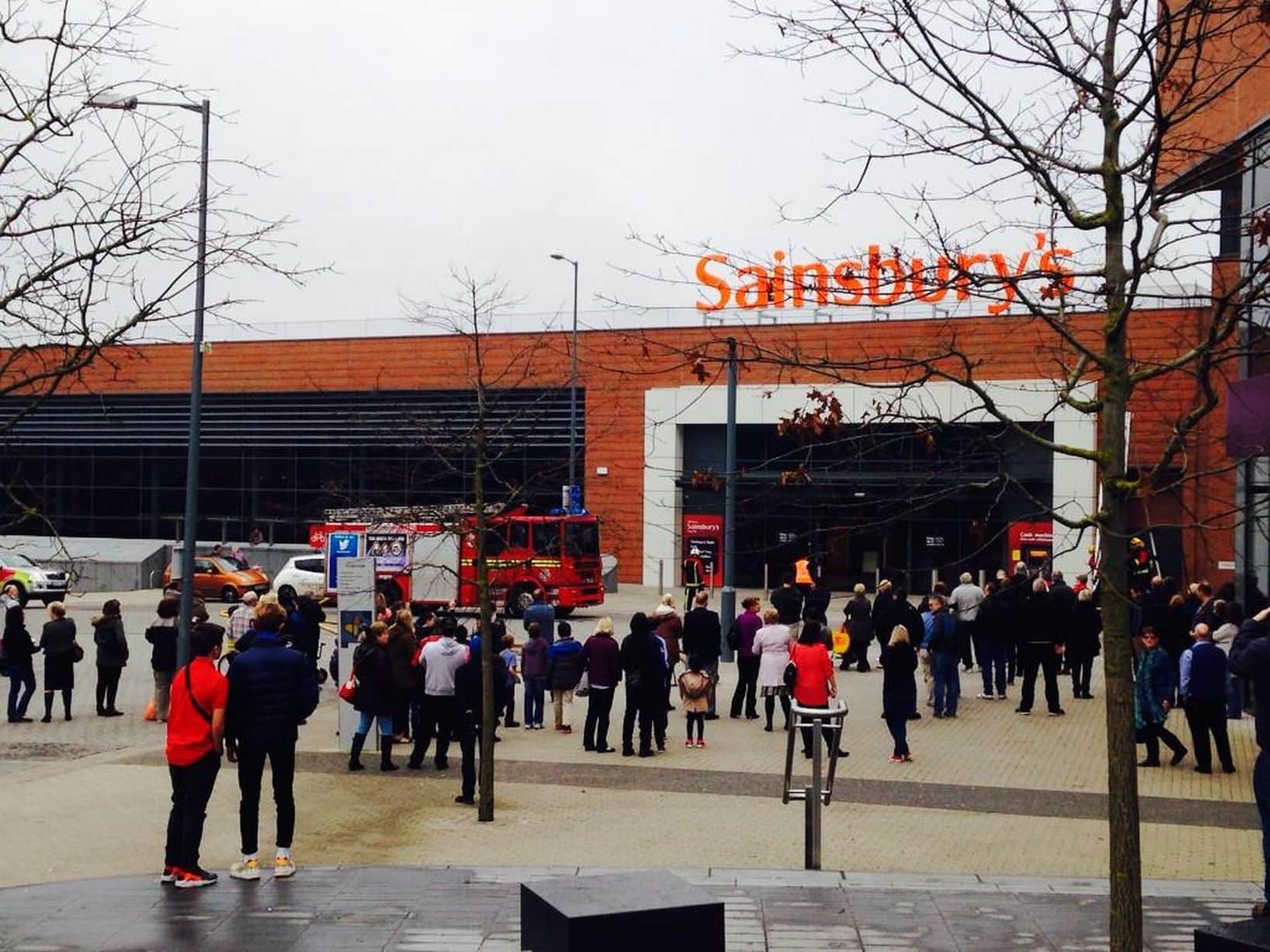 Two People Take To Hospital After Sainsbury Incident