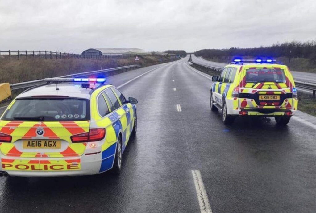 Police are investigating an incident which took place on the M11 during which a man sustained injuries to his arm – (ID 525629)