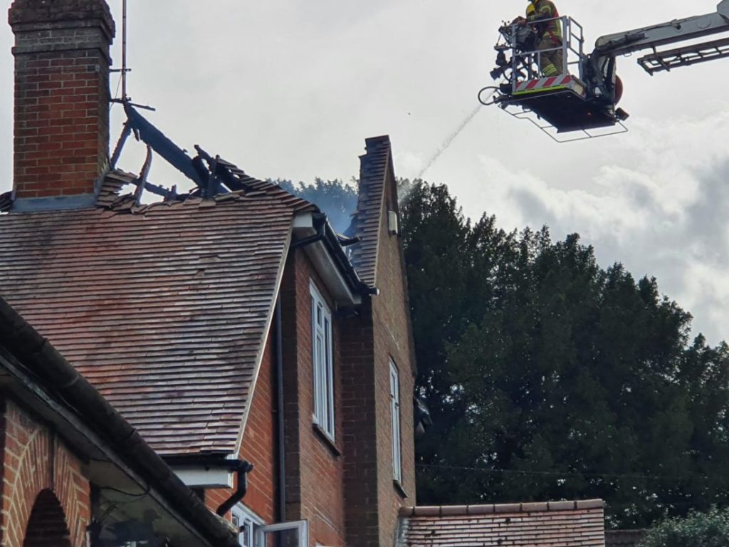 Firefighters Called After Smoke Seen Coming From Roof In Old Basing