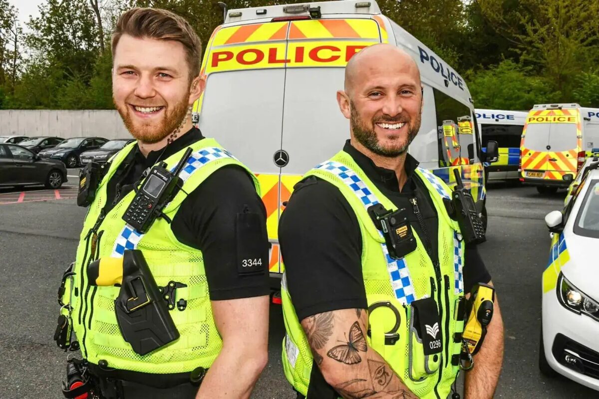 Two West Yorkshire Police officers have been nominated for The National Police Bravery Awards after wrestling a knifeman to the ground after he terrorised a bus full of passengers