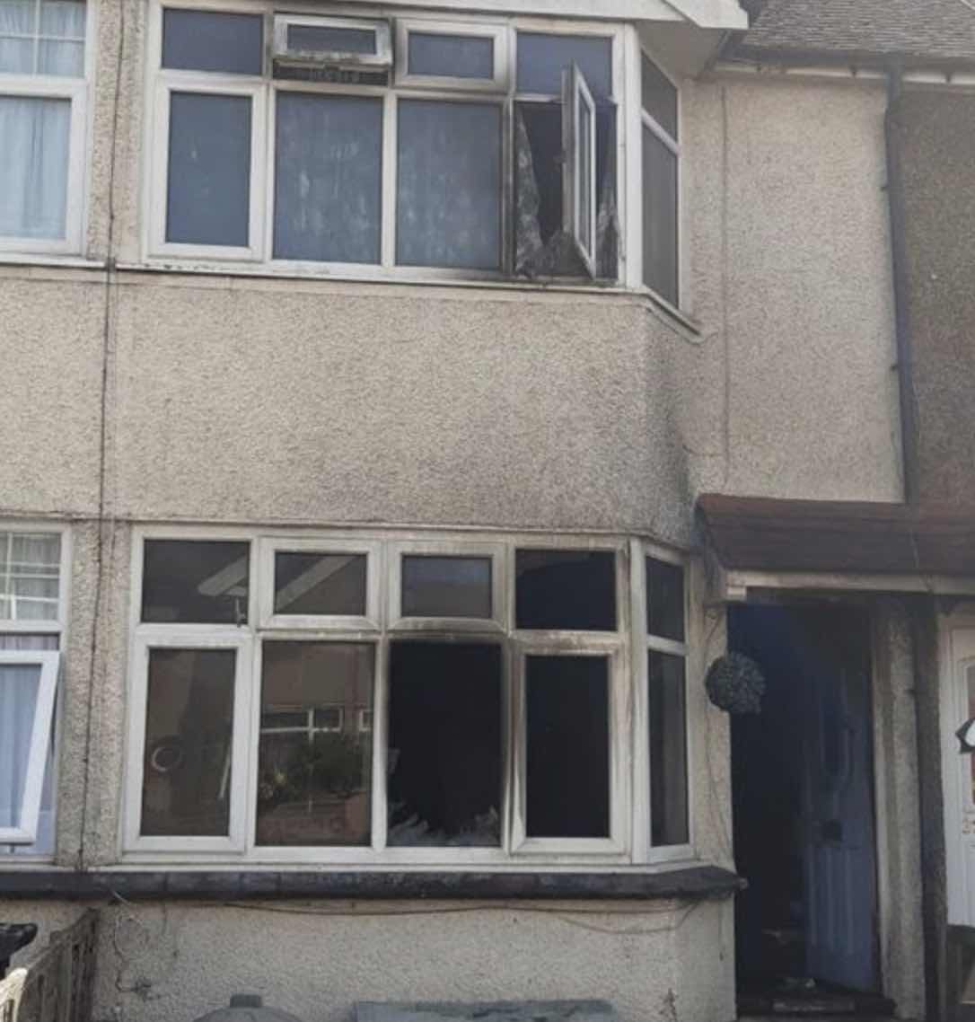 This Afternoon, Six Fire Engines And Approximately 40 Firefighters Responded To A House Fire On Guildford Avenue In Feltham