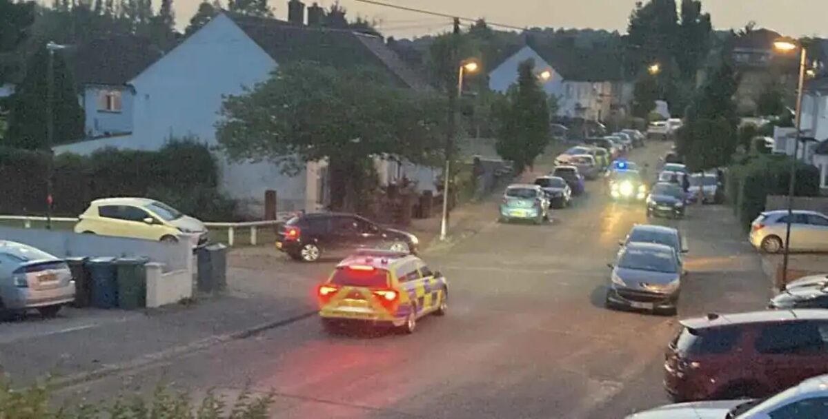 Two men have been detained on suspicion of reckless driving, theft, going equipped to steal after failing to stop for Police in Harrow this evening