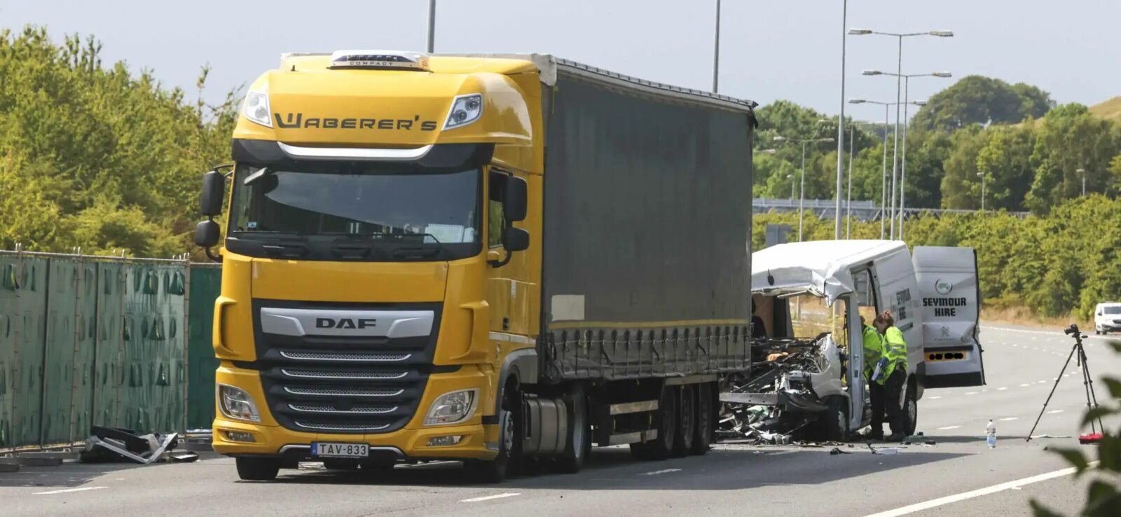 Serious Crash Closes M20 Near Folkestone as Air Ambulance Airlifts Injured Driver