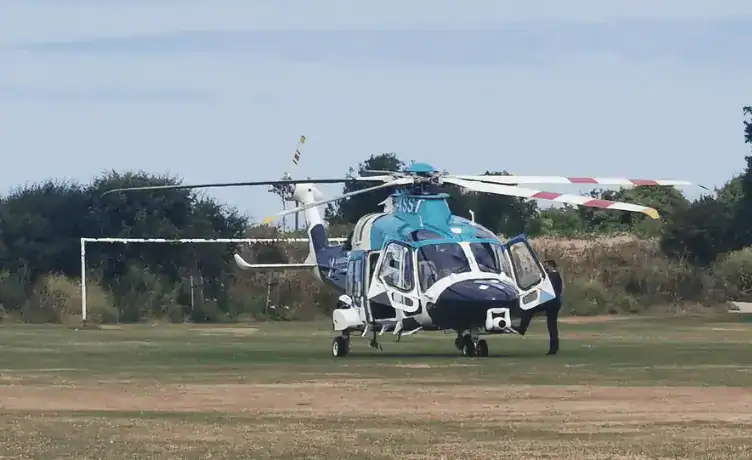 Woman Airlifted from Whitstable Home to London Hospital – Police Confirm No Foul Play