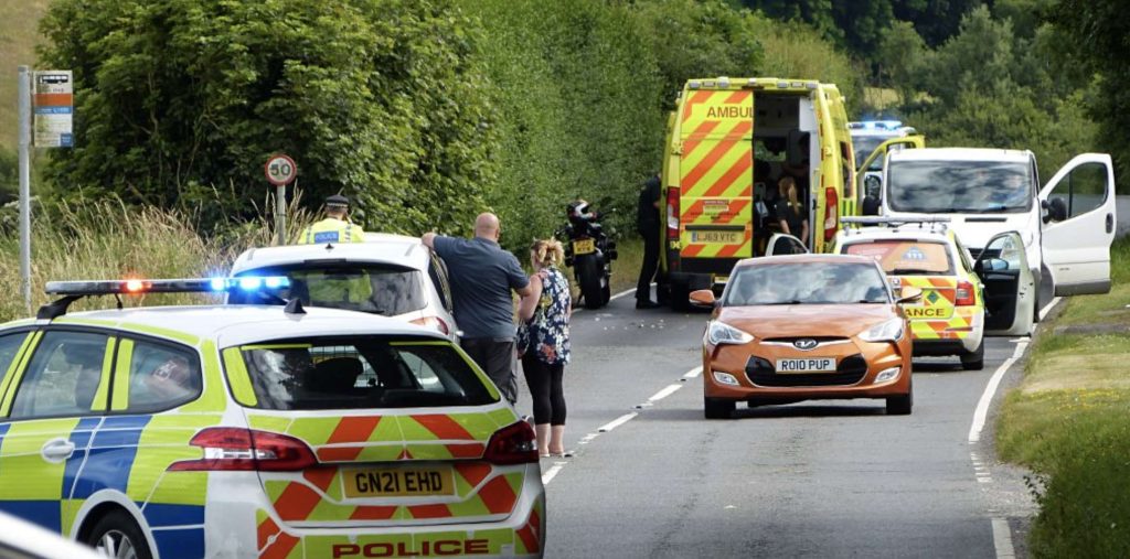 Following A Collision, A Major Road Has Been Closed In Dover