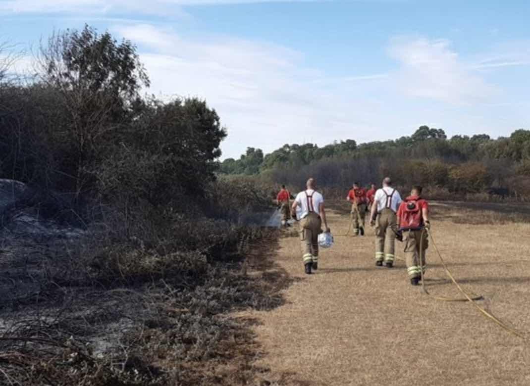 Over The Weekend, Firefighters Battled A Number Of Grass Fires In And Around London