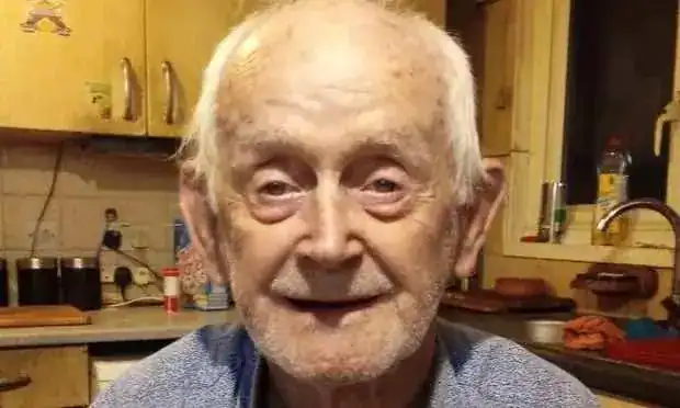 Detectives investigating the 87-year-old grandfather’s murder in Ealing have released images of a man seen fleeing the scene armed with a knife
