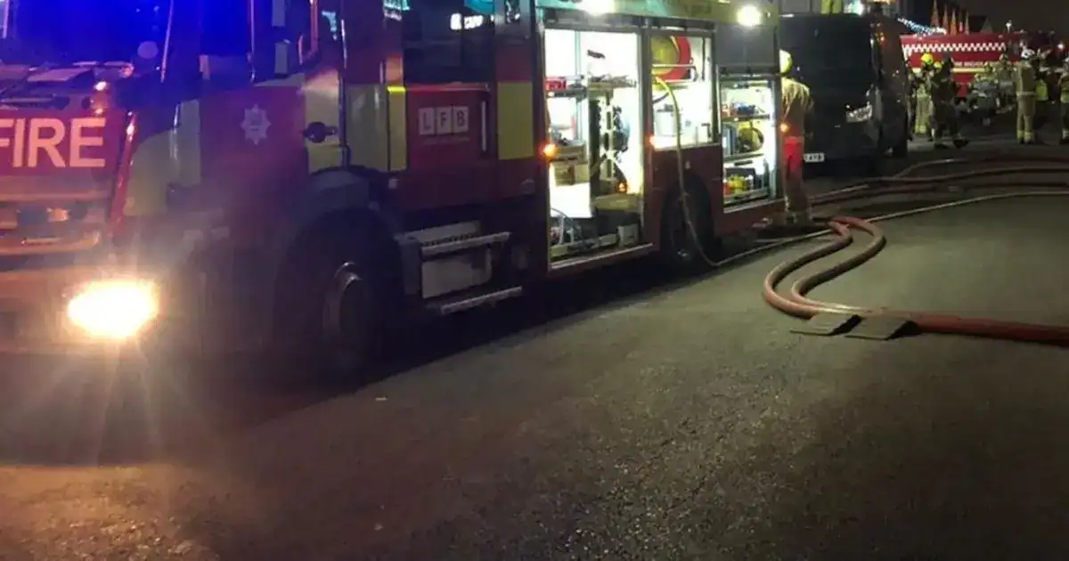 Massive Blaze at Hayes Recycling Factory: 100 Firefighters Tackle Fire on 400 Tonnes of Waste