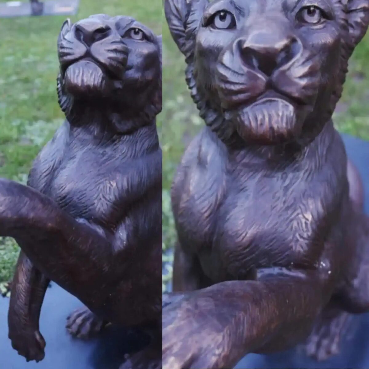 Police are asking for the public’s assistance in locating a bronze lion sculpture that was stolen from the Downs in Bristol last week