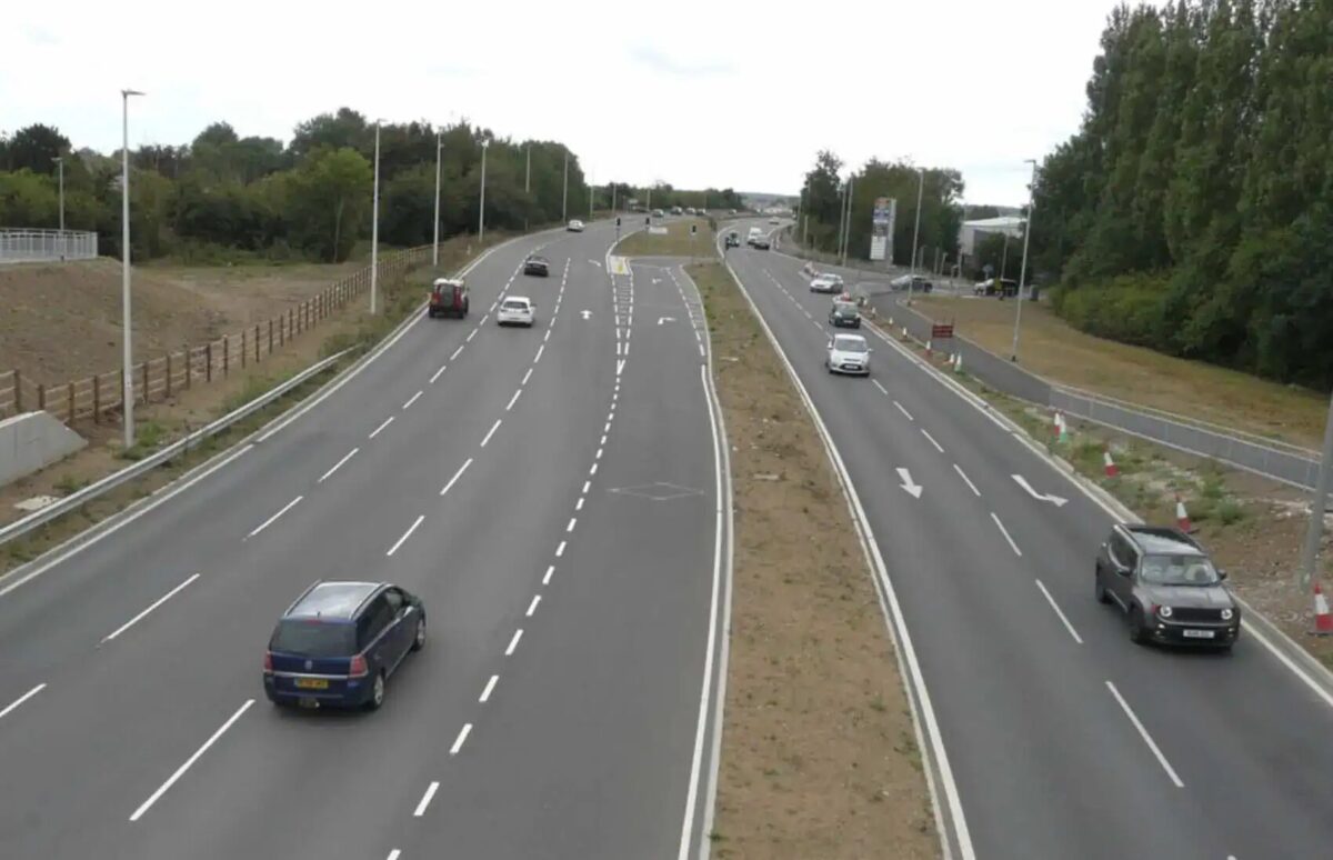 Officers are asking anyone with dashcam footage of an assault in Ashford to come forward