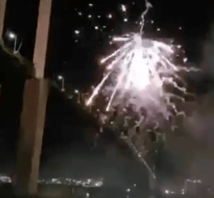 Fireworks Fired at Just Stop Oil Protesters Dangling from Dartford Crossing as Chaos Continues