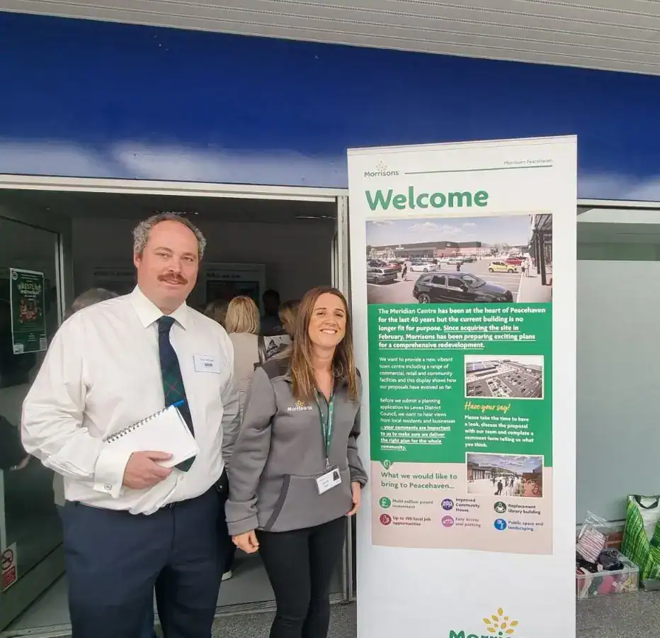 Morrisons hold a public exhibition on new store proposals for Peacehaven