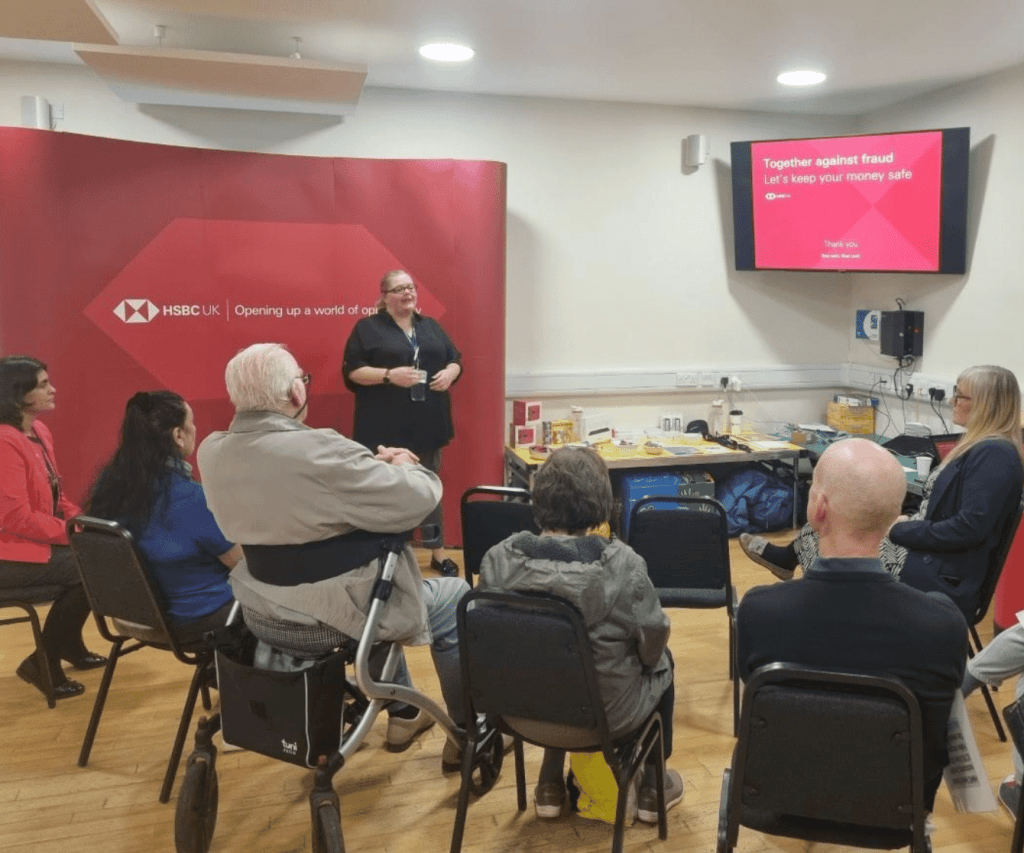 Foiling Fraudsters And Keeping People’s Money Safe Was The Focus Of A Talk Provided To Residents At A Community Centre In Herne