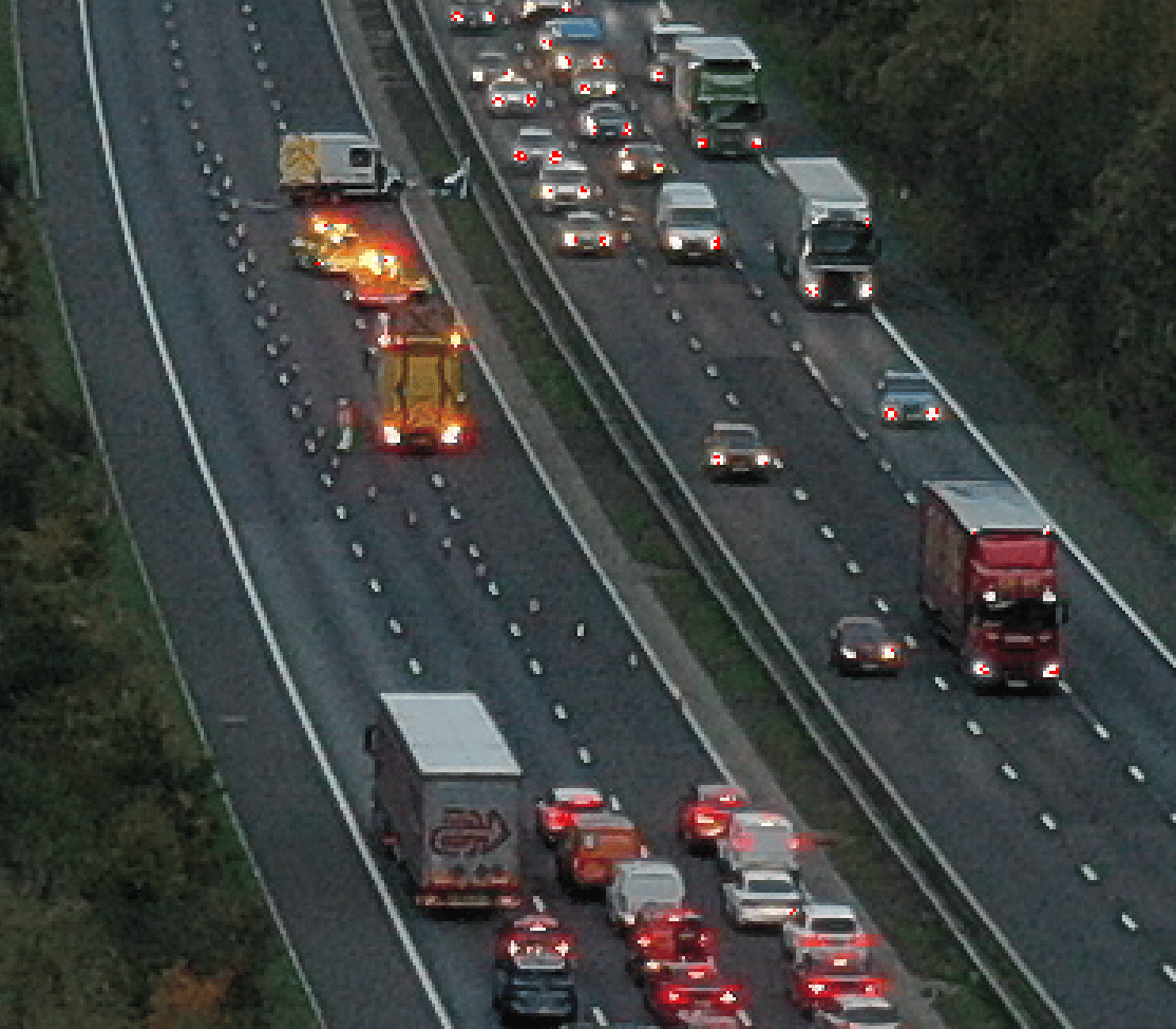 Kent Police has confirmed two men have been treated for injuries following the crash that it said involved a van and a lorry – (ID 533467)