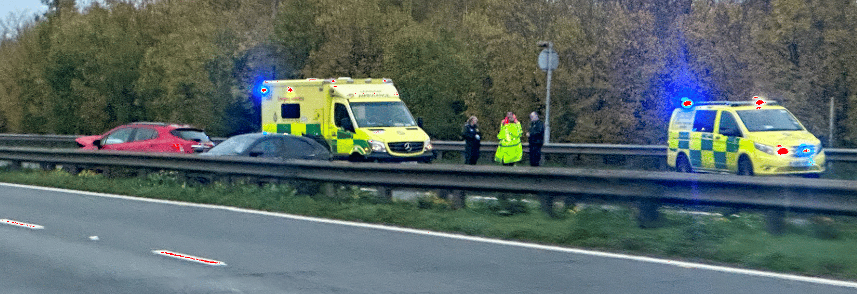 A2 in Bexley at Black Prince Interchange closed following serious collision – (ID 533504)