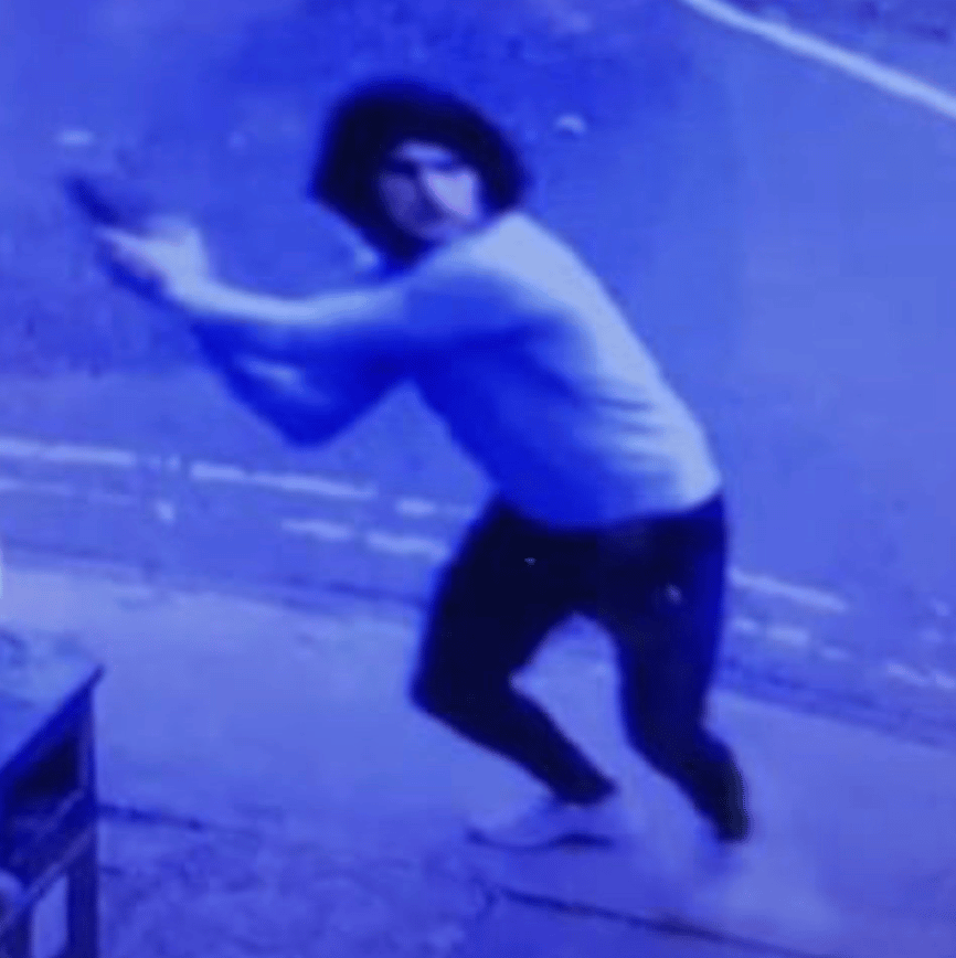 Police Officers Have Released A Cctv Image Of A Man They Wish To Identify After An Incident Of Criminal Damage In St James Park Road, Northampton