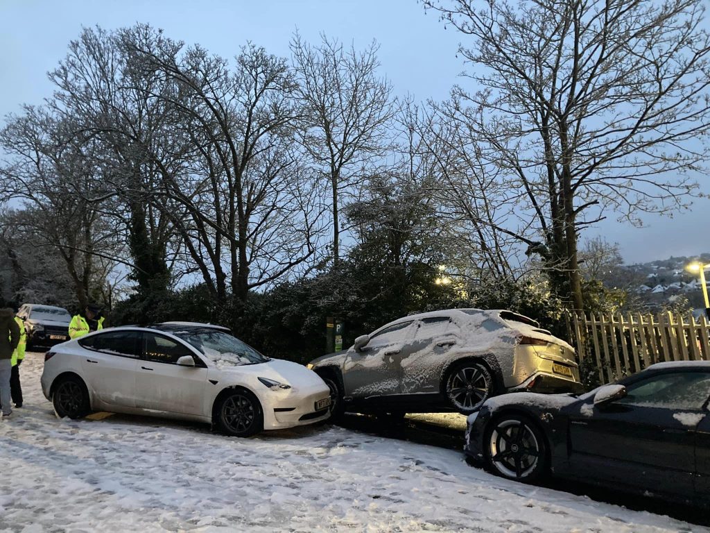 Drivers In Brighton Asked To Take Extra Care On Icy Roads After A Number Loose Control On The Hilly Roads