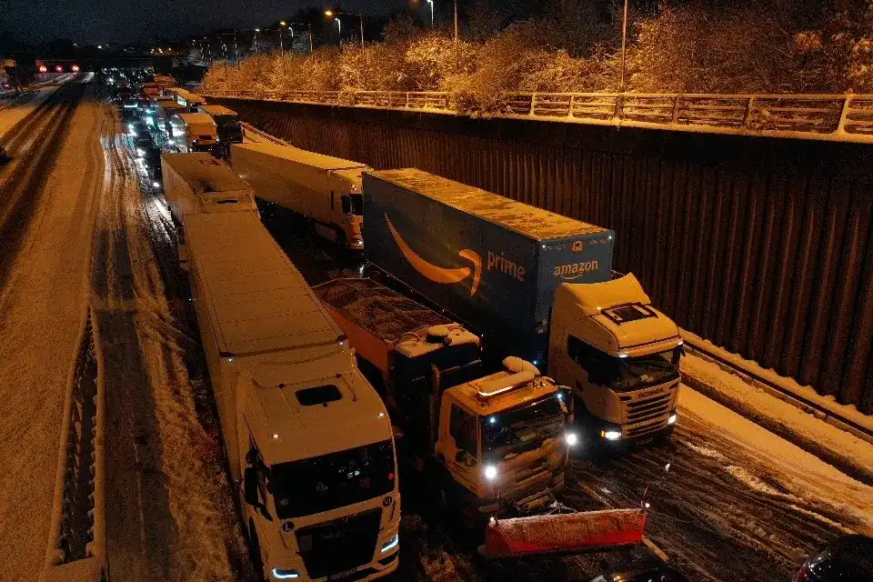 Snow Chaos Strands Thousands on M20 Smart Motorway as Major Incident Declared