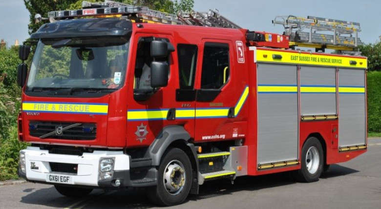 Due To A Large Building Fire Adjacent To The Road At Ebdens Hill, The A21 In East Sussex Is Closed In Both Directions Between The A28 At Baldslow And The A2100 Near Battle