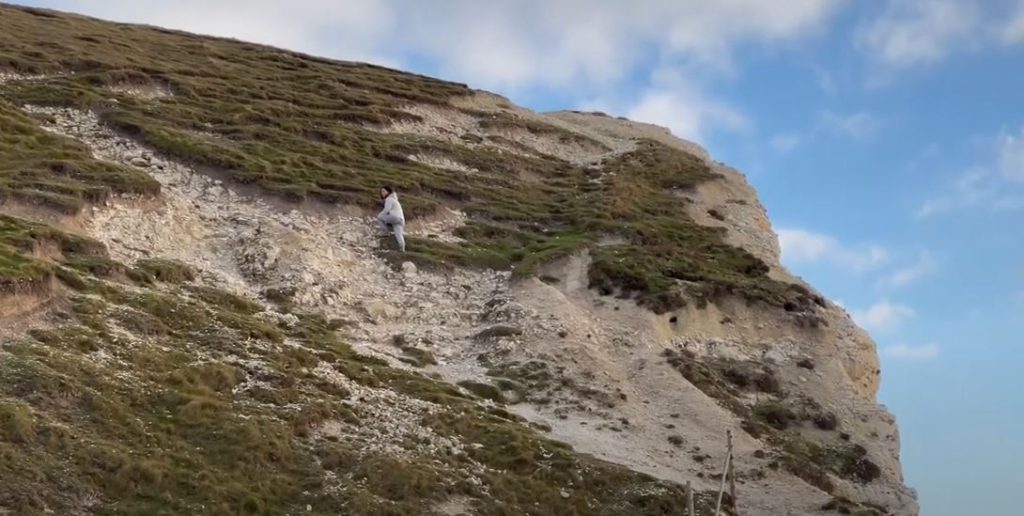 You Can’t Teach Stupid.. Visitors Attempting To Climb Cliffs In Cuckmere To Get That “special Shot”