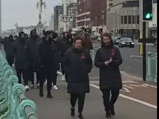 Liverpool FC spotted strolling on Brighton Seafront