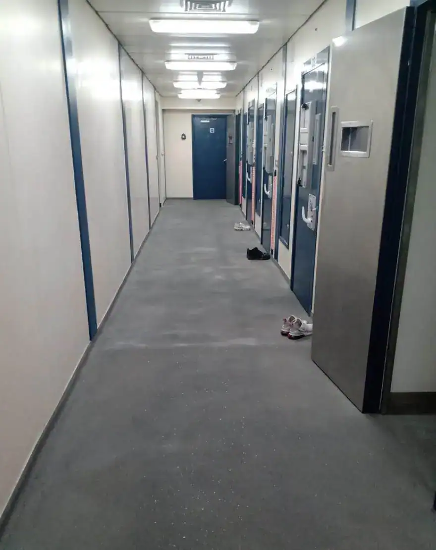 Four people were arrested on suspicion of possession of a firearm and attempted burglary