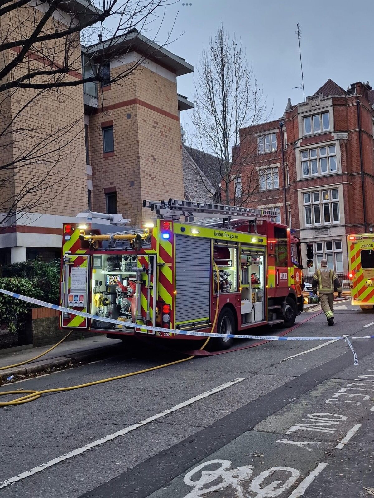 Firefighters Rescued Four People From A Fire At A Residential Nursing Home On Little Albany Street In Regent’s Park
