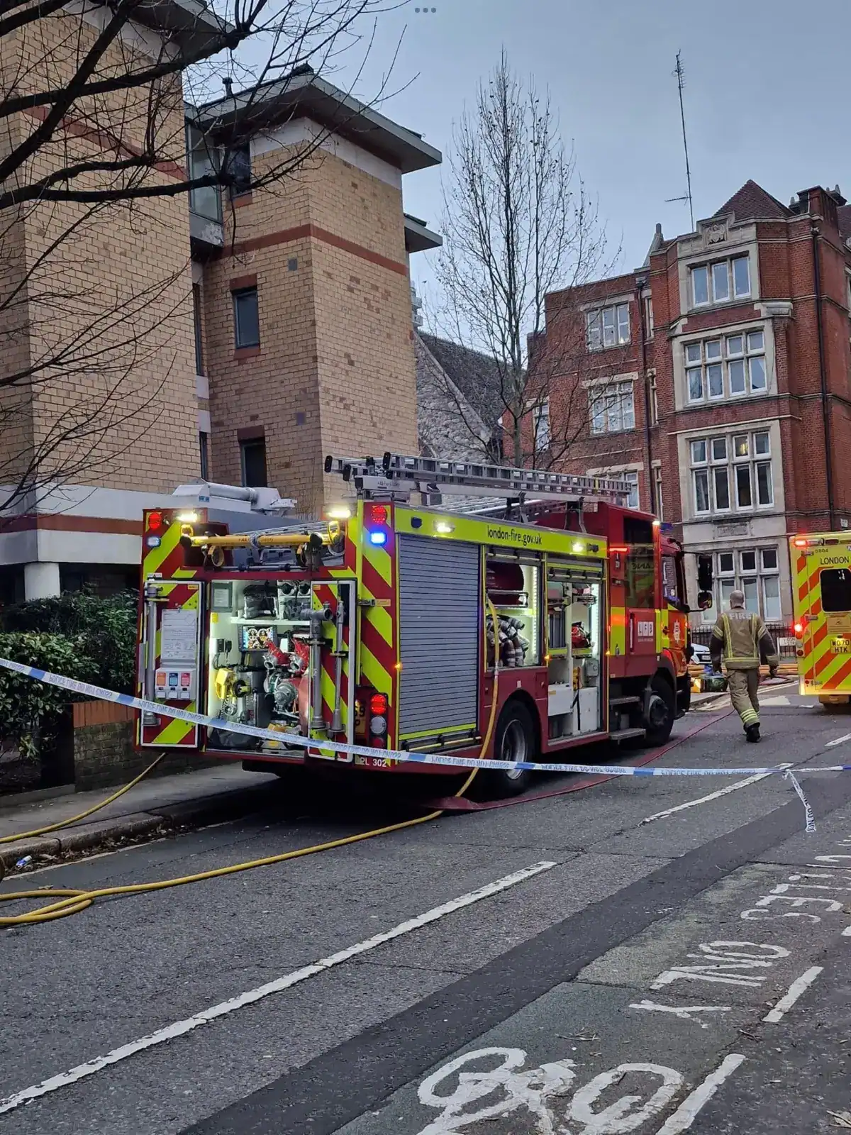 Firefighters Rescue Four from Blaze at Regent’s Park Nursing Home Flat