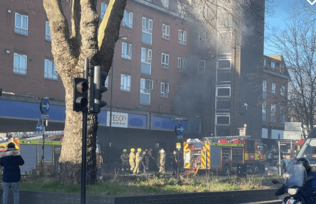 A Property Has Caught Fire In Thornton Heath, Croydon